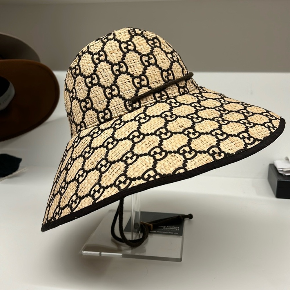 Original GUCCI straw sun hat